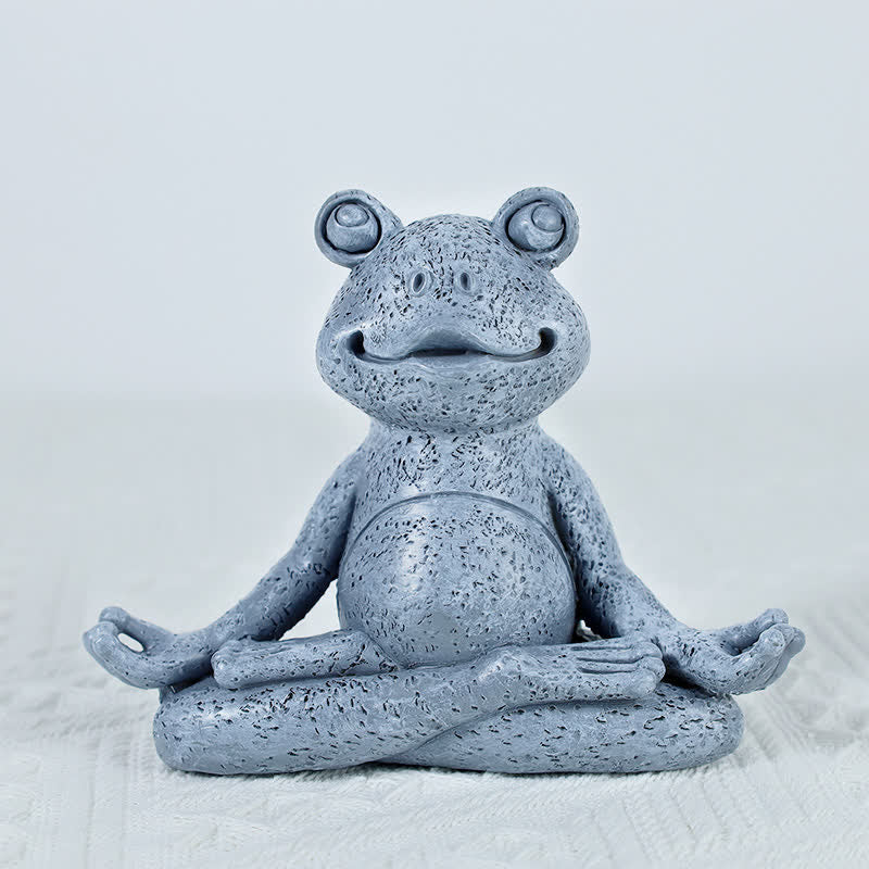 Meditazione Zen Cane Gatto Rana Decorazione - Image 12