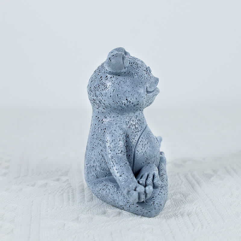 Meditazione Zen Cane Gatto Rana Decorazione - Image 14