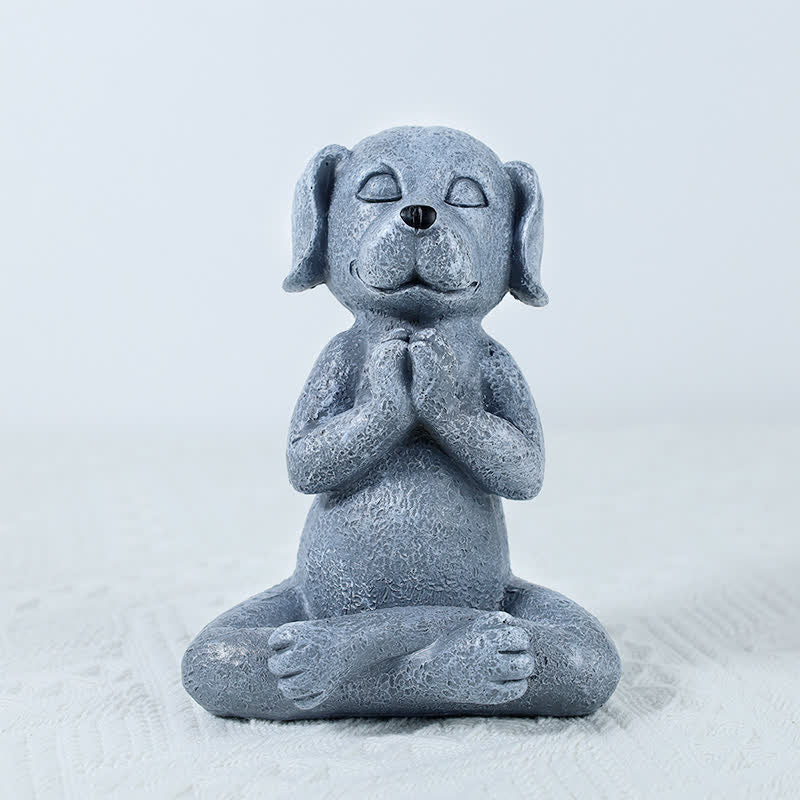 Meditazione Zen Cane Gatto Rana Decorazione - Image 2