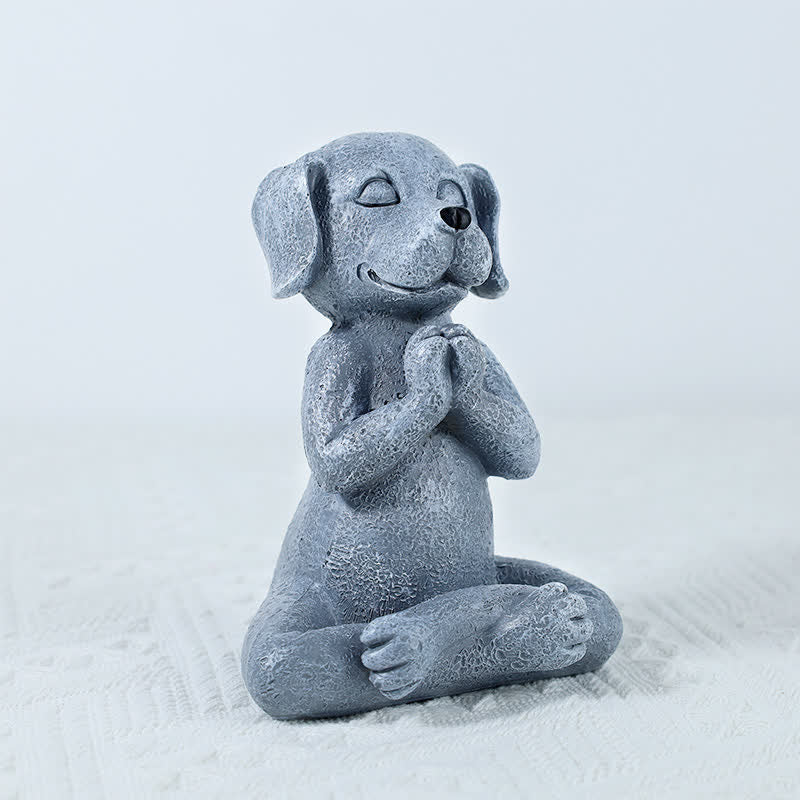 Meditazione Zen Cane Gatto Rana Decorazione - Image 3