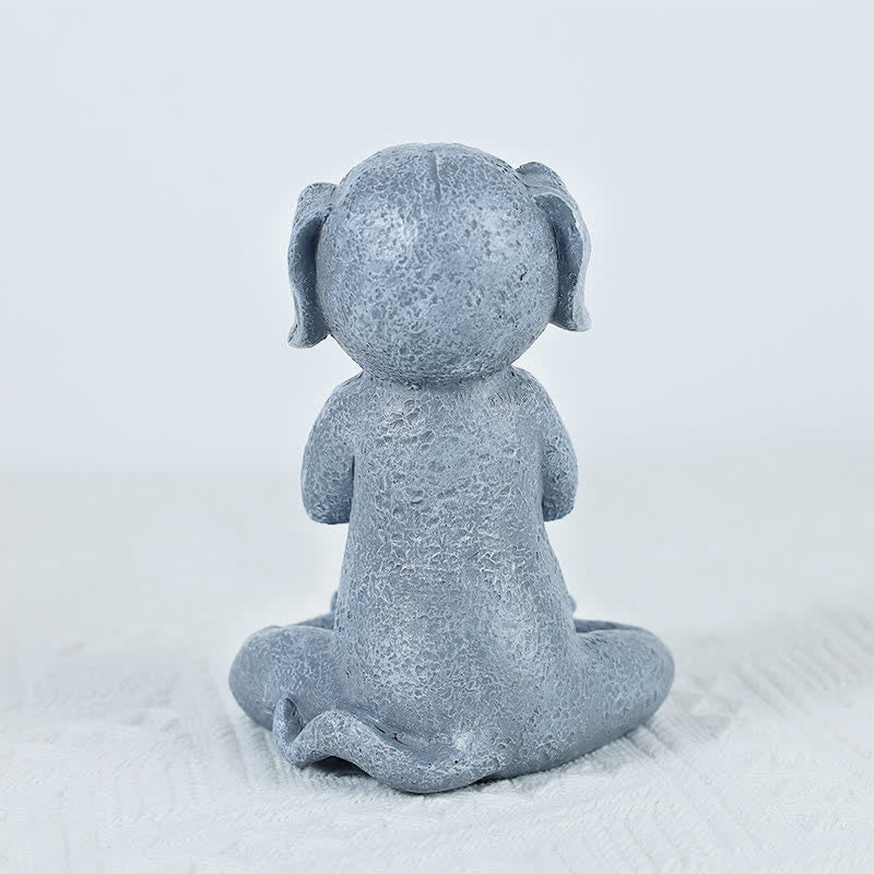 Meditazione Zen Cane Gatto Rana Decorazione - Image 5