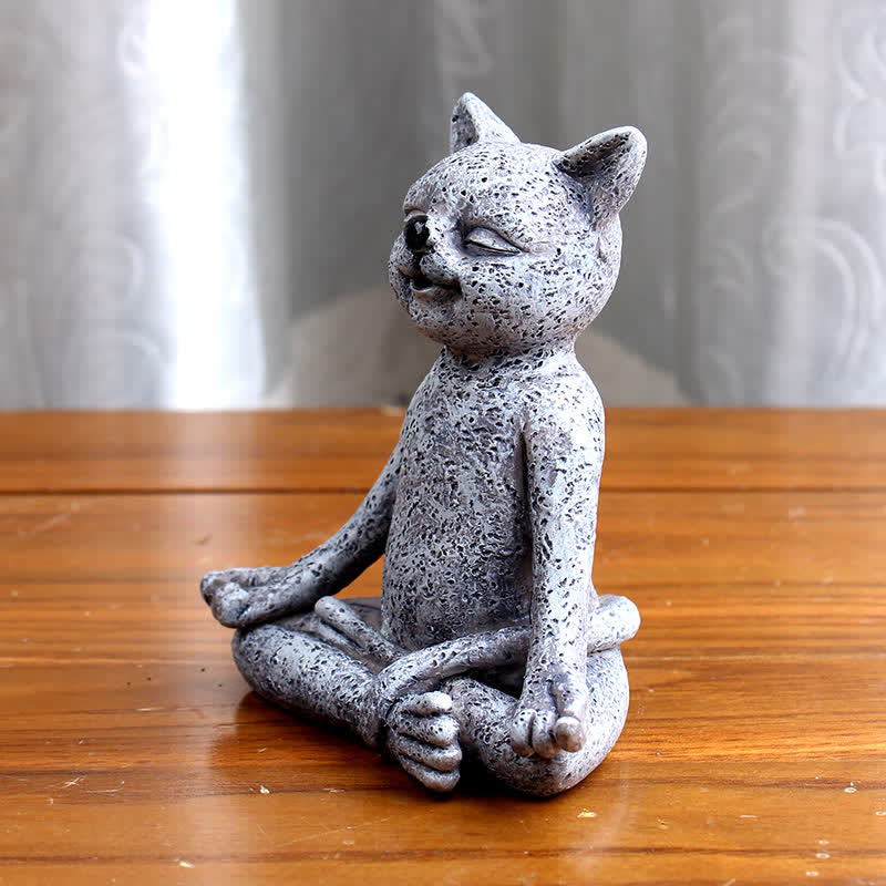 Meditazione Zen Cane Gatto Rana Decorazione - Image 8