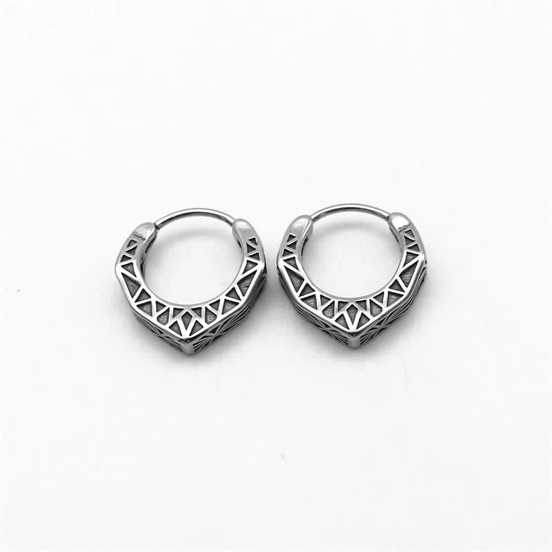 Orecchini Viking Hoop Titanium Steel Balance - Image 13