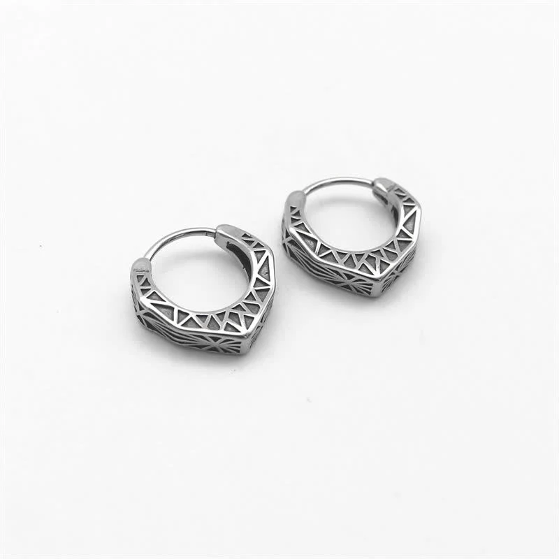 Orecchini Viking Hoop Titanium Steel Balance - Image 9