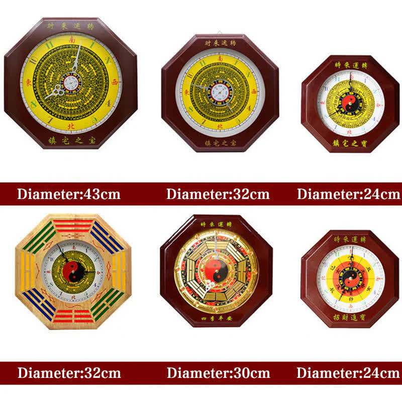 Orologio da parete con mappa energetica Feng Shui Bagua Map Balance - Image 28