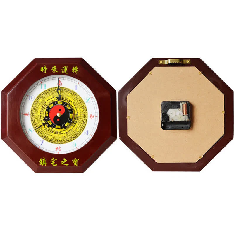Orologio da parete con mappa energetica Feng Shui Bagua Map Balance - Image 3