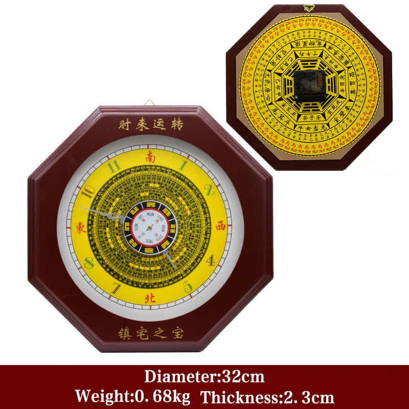 Orologio da parete con mappa energetica Feng Shui Bagua Map Balance - Image 6