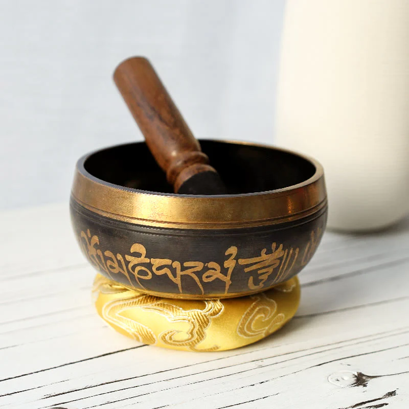 Pacchetto regalo di meditazione tibetana in pietra di Buddha e pace - Image 3