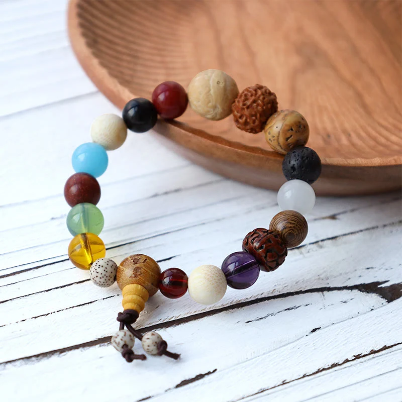 Pacchetto regalo di meditazione tibetana in pietra di Buddha e pace - Image 4
