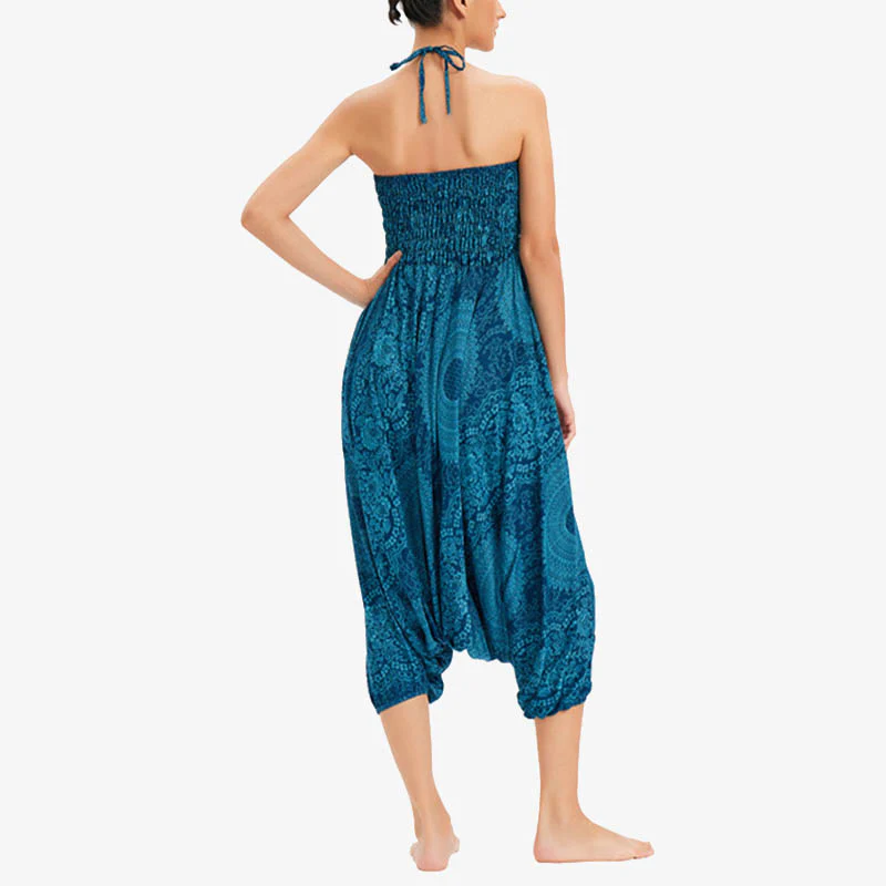 Pantaloni Buddha Stones casual larghi geometrici rotondi da indossare in due stili, pantaloni da yoga da donna - Image 9