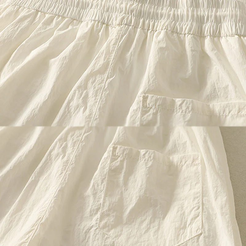 Pantaloni Buddha Stones Summer Vintage con coulisse e polsini con tasche - Image 15