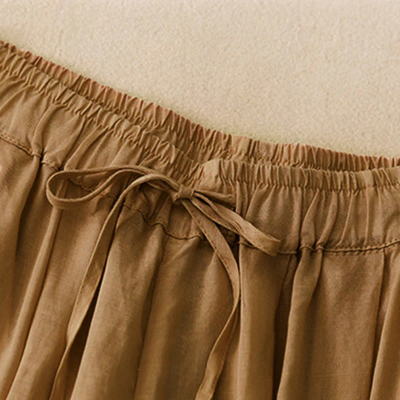 Pantaloni Capri Harem da donna in cotone con elastico in vita, modello Buddha Stones , con tasche - Image 24
