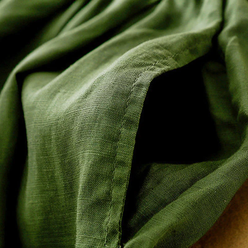 Pantaloni Capri Harem da donna in cotone con elastico in vita, modello Buddha Stones , con tasche - Image 30