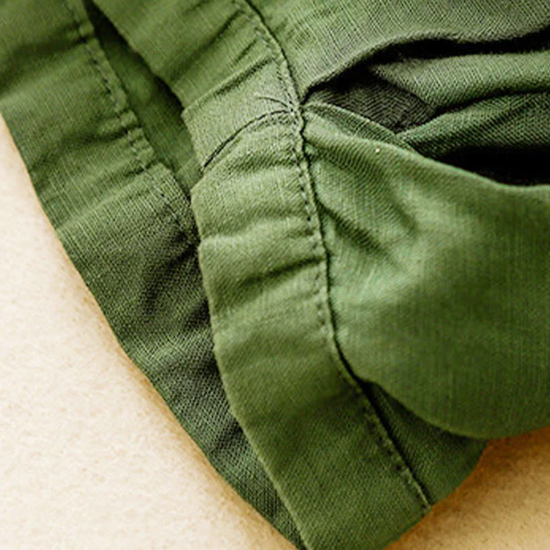 Pantaloni Capri Harem da donna in cotone con elastico in vita, modello Buddha Stones , con tasche - Image 32