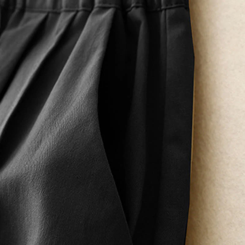 Pantaloni casual da donna in cotone e poliestere con tasche Buddha Stones - Image 17