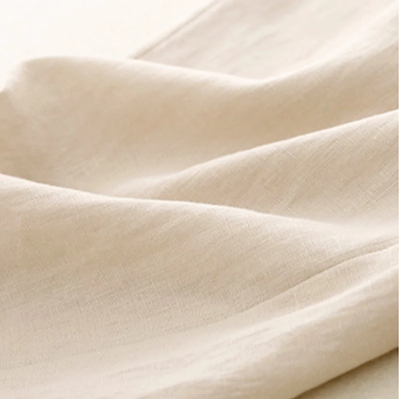 Pantaloni da donna Buddha Stones, semplici e primaverili, in cotone, lunghezza 7-8, con tasche - Image 19