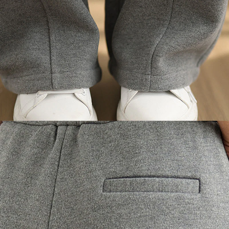 Pantaloni da donna casual in poliestere con gamba dritta e tasche , Buddha Stones - Image 14