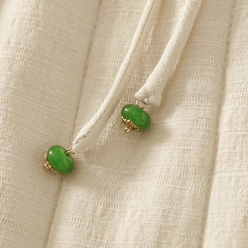 Pantaloni da donna spessi in cotone e poliestere con tasche Buddha Stones - Image 3