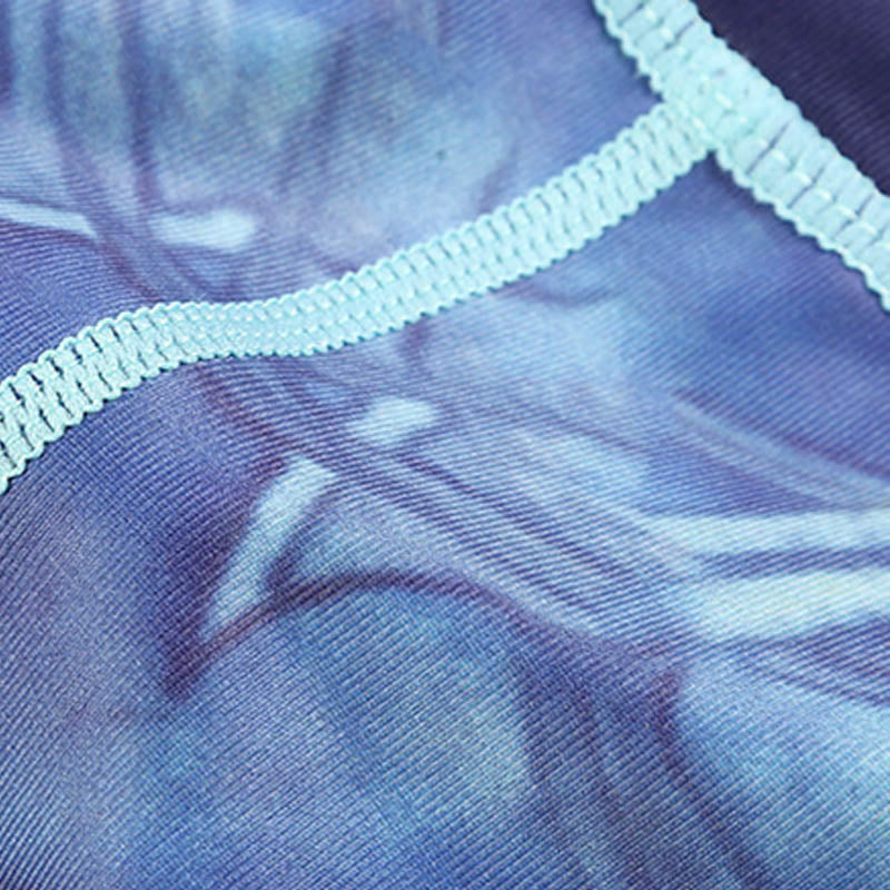 Pantaloni da yoga sportivi da donna con stampa di fiori di loto Buddha Stones - Image 17