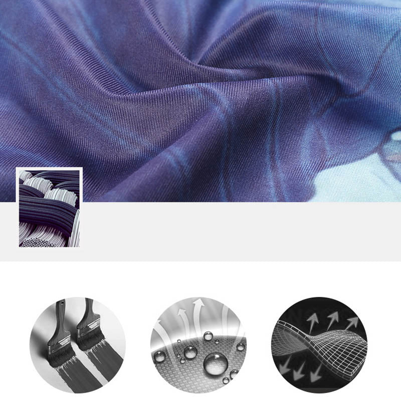 Pantaloni da yoga sportivi da donna con stampa di fiori di loto Buddha Stones - Image 19
