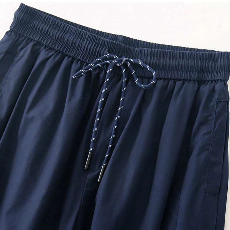 Pantaloni harem da donna con tasche e vita alta a pieghe, motivo Buddha Stones - Image 2