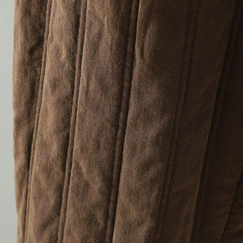 Pantaloni harem da donna in cotone con elastico in vita e tasche, modello Buddha Stones Daily Plain Coulisse Design - Image 4