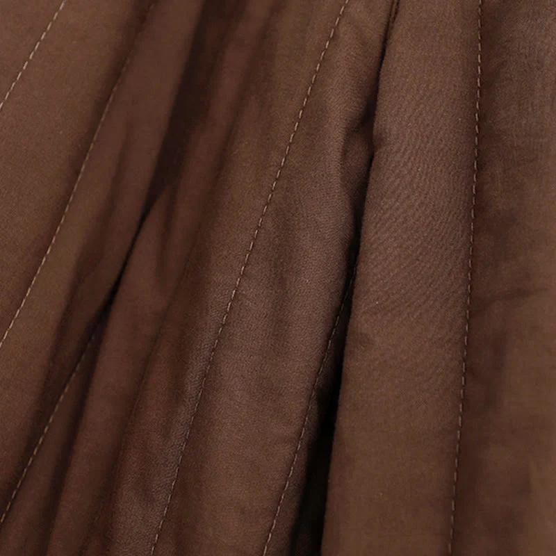 Pantaloni harem da donna in cotone con tasche e design a tinta unita invernale Buddha Stones - Image 19