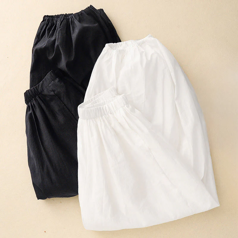 Pantaloni harem da donna con tasche, modello Buddha Stones, casual e dal design semplice - Image 13