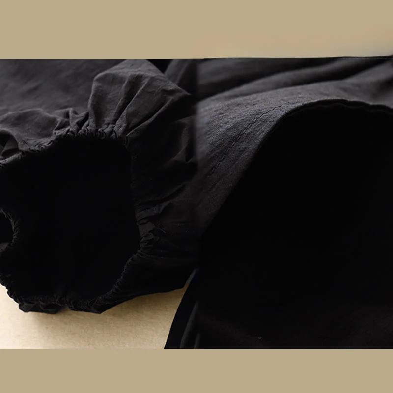Pantaloni harem da donna con tasche, modello Buddha Stones, casual e dal design semplice - Image 4