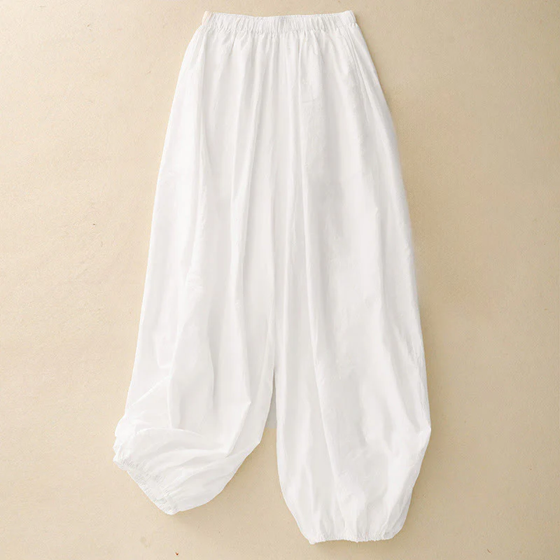 Pantaloni harem da donna con tasche, modello Buddha Stones, casual e dal design semplice - Image 5