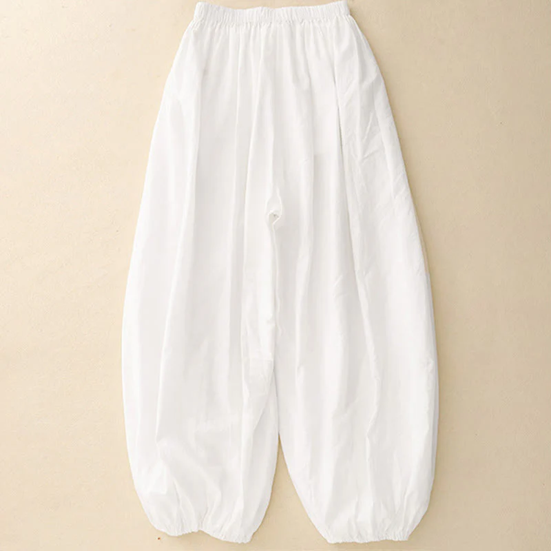 Pantaloni harem da donna con tasche, modello Buddha Stones, casual e dal design semplice - Image 6