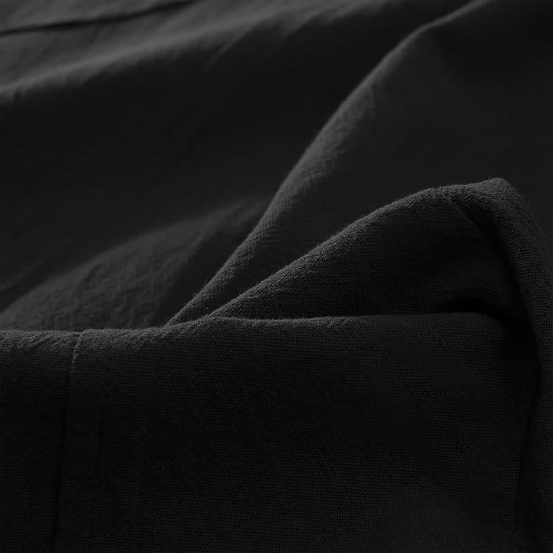 Pantaloni harem da donna in velluto a coste con contrasto di colore, foderati in pile termico e tasche, con Buddha Stones - Image 47