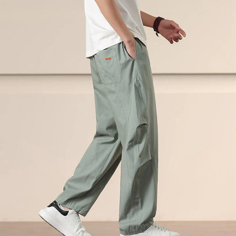 Pantaloni harem da uomo con coulisse e tasche Buddha Stones Commute Spring tinta unita - Image 21