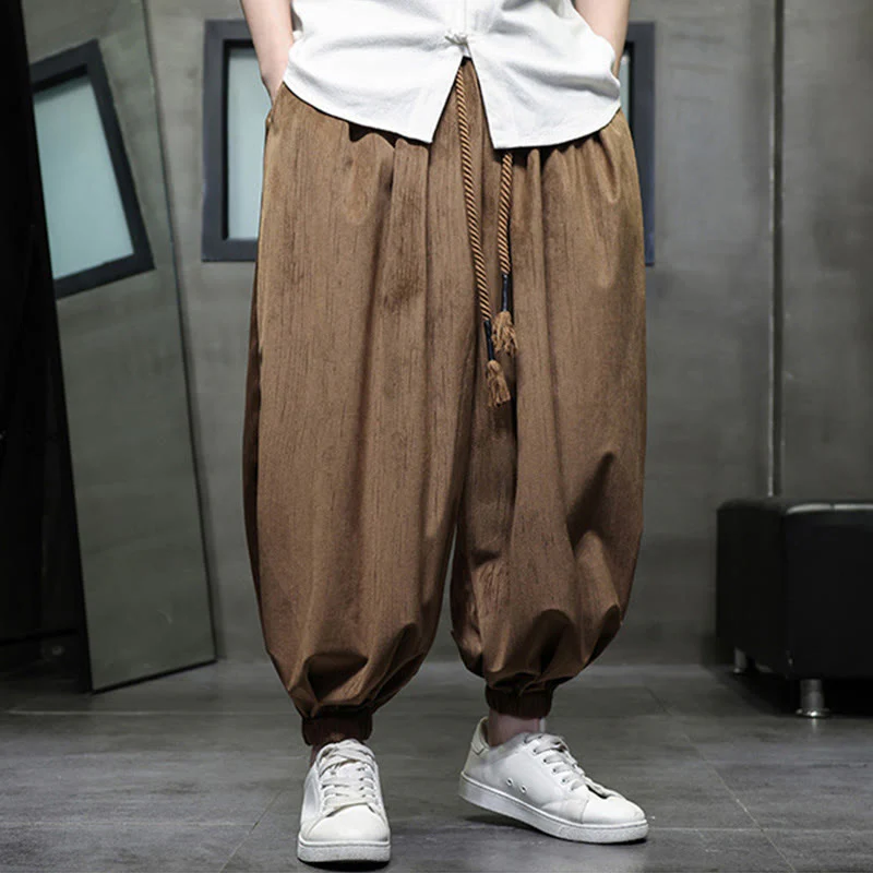 Pantaloni harem da uomo con tasche e coulisse, casual e colorati, adatti a tutti i giorni, con Buddha Stones - Image 16