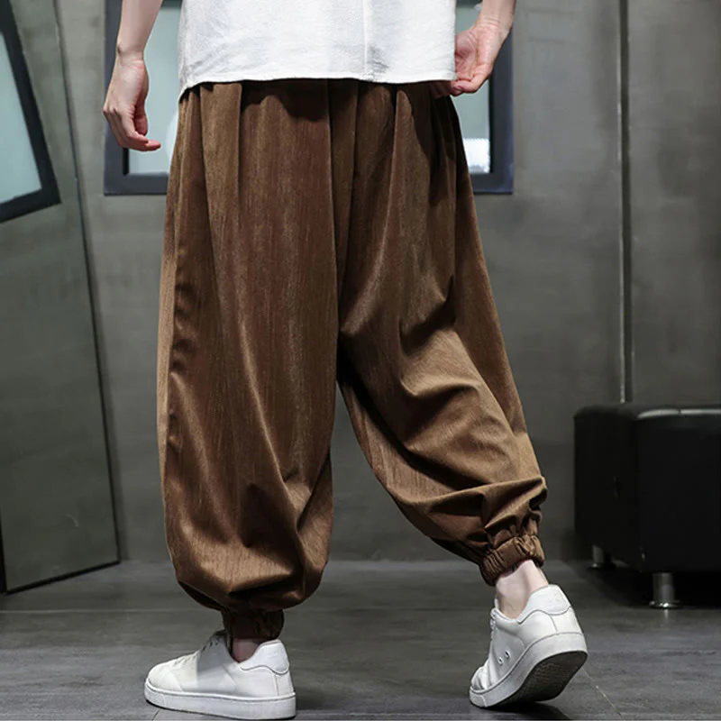 Pantaloni harem da uomo con tasche e coulisse, casual e colorati, adatti a tutti i giorni, con Buddha Stones - Image 17