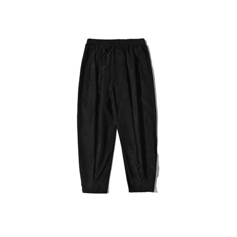 Pantaloni harem da uomo in velluto a coste con fodera in pile, stile retrò, con tasche, modello Buddha Stones - Image 47