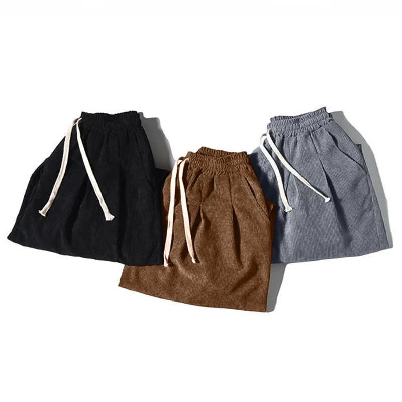 Pantaloni harem da uomo in velluto a coste con fodera in pile, stile retrò, con tasche, modello Buddha Stones - Image 49