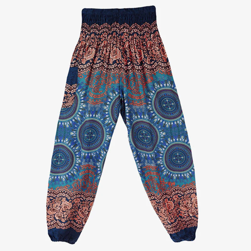 Pantaloni harem larghi Boho Buddha Stones Pantaloni yoga da donna - Image 34