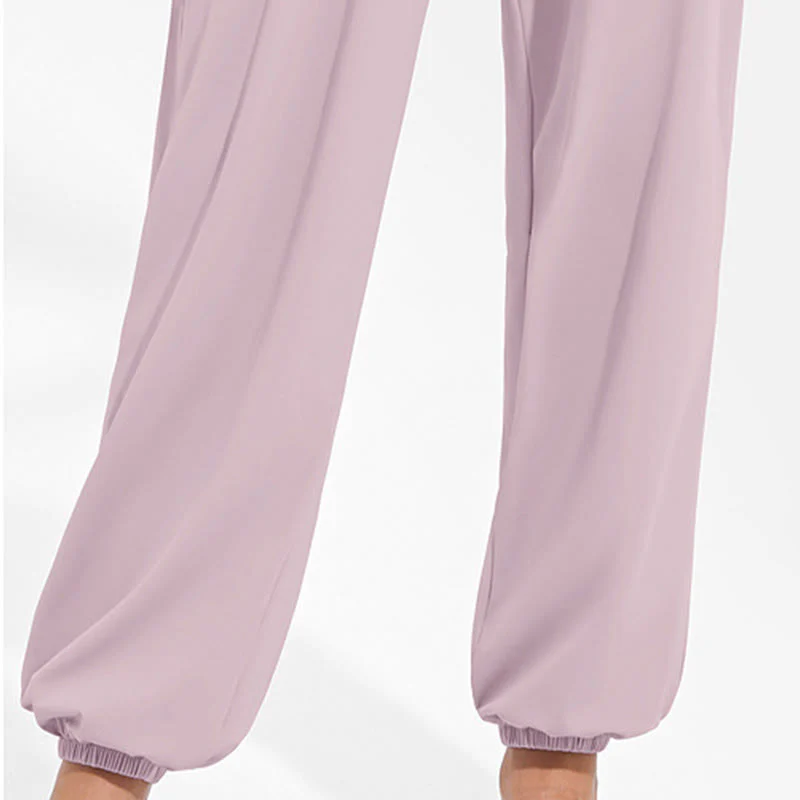 Pantaloni harem sportivi da yoga da donna con tasche e coulisse elastica in vita con motivo Buddha Stones - Image 20