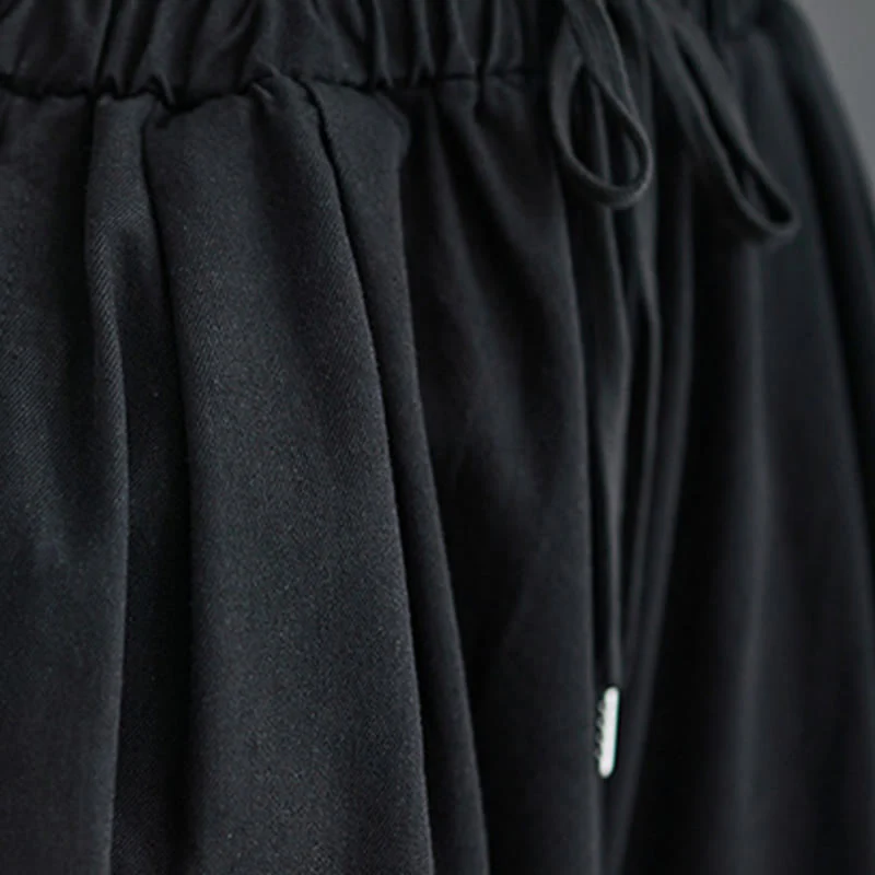 Pantaloni larghi da donna con tasche e apertura a fessura in stile retrò Buddha Stones - Image 15