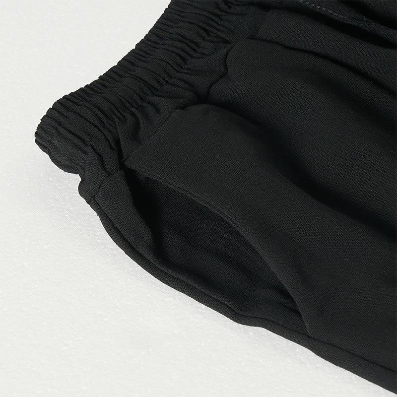 Pantaloni larghi da donna con tasche e righe bohémien semplici Buddha Stones - Image 13