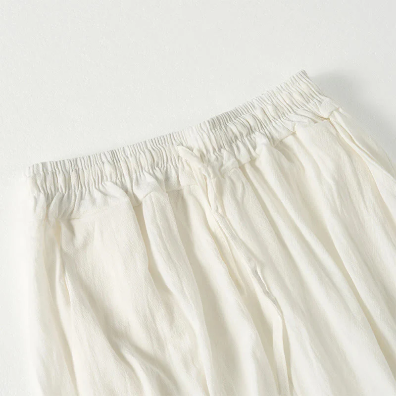 Pantaloni larghi da donna con tasche e righe bohémien semplici Buddha Stones - Image 17