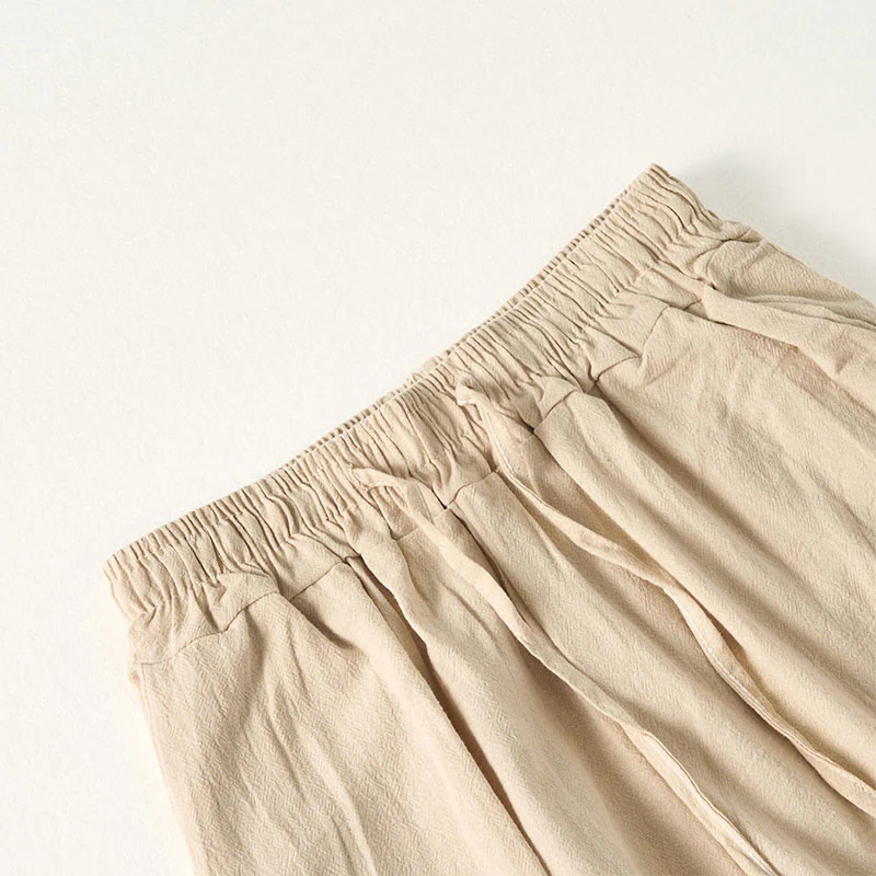Pantaloni larghi da donna con tasche e righe bohémien semplici Buddha Stones - Image 7