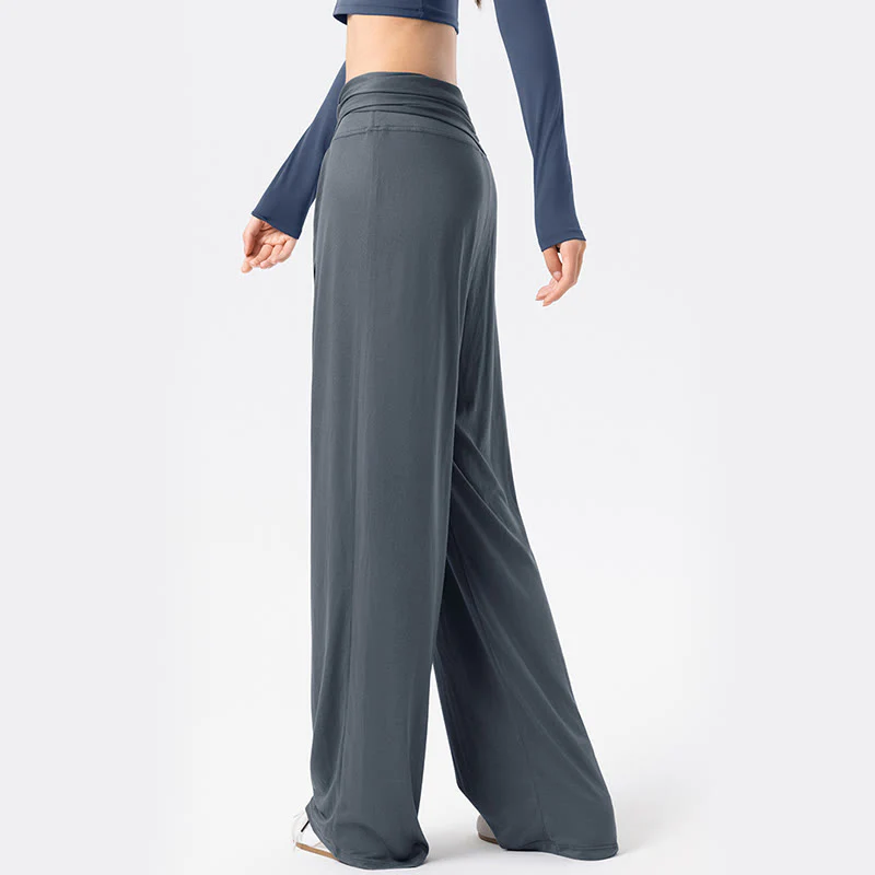 Pantaloni sportivi da donna a gamba larga, traspiranti, con lacci, casual, Buddha Stones - Image 6