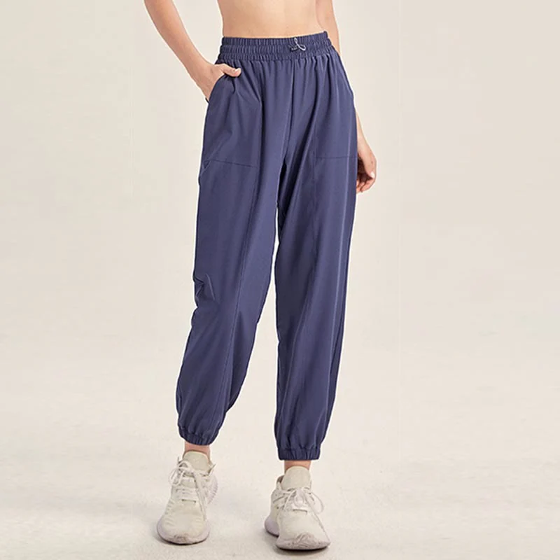 Pantaloni sportivi da yoga fitness Buddha Stones con tasche - Image 2