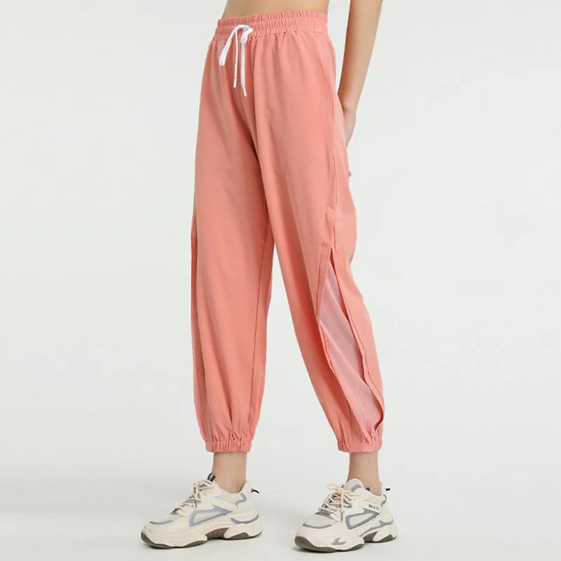 Pantaloni sportivi da yoga fitness larghi a vita alta con tasche Buddha Stones - Image 14