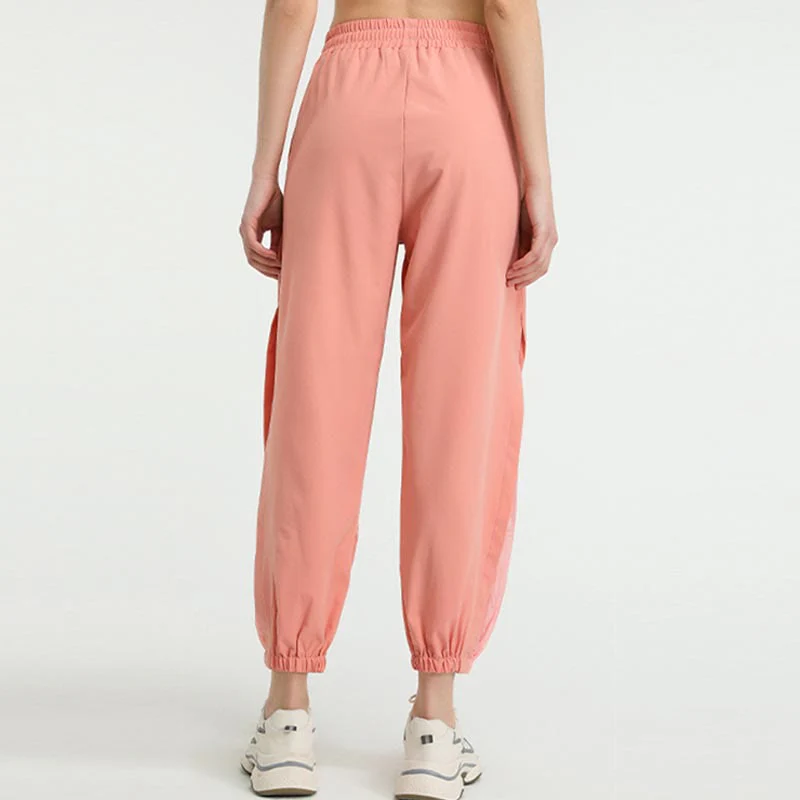 Pantaloni sportivi da yoga fitness larghi a vita alta con tasche Buddha Stones - Image 15