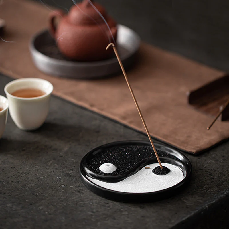 Porta incenso Buddha Stones Yin Yang Zen Balance - Image 2