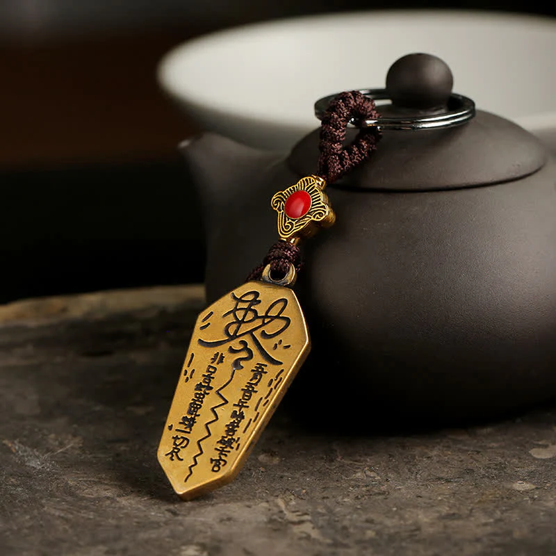 Portachiavi Feng Shui Bagua Yin Yang Equilibrio Pace - Image 3