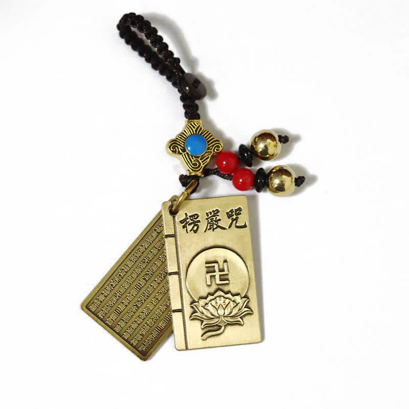 Portachiavi Feng Shui Yin Yang Bagua Wenchang Pen Pagoda Ruota di preghiera - Image 13